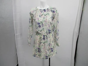 Vestido para mujer Helena Quinn manga larga pequeño mezcla de seda floral de gasa - Imagen 1 de 24
