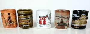 5er Set Japanische Sake oder Teetassen Tassen - Bild 1 von 11