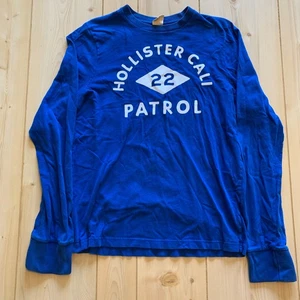 Vintage Hollister Cali Patrol California 22 Long Sleeve T-Shirt Size Large Blue - Picture 1 of 6