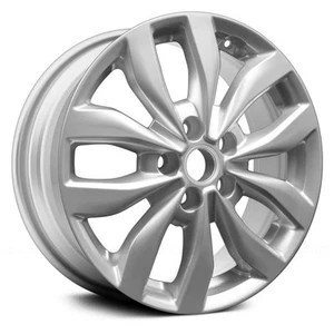 For Kia Optima 14-15 5 V-Spoke Silver 17x6.5 Alloy Factory Wheel Remanufactured - Picture 1 of 2