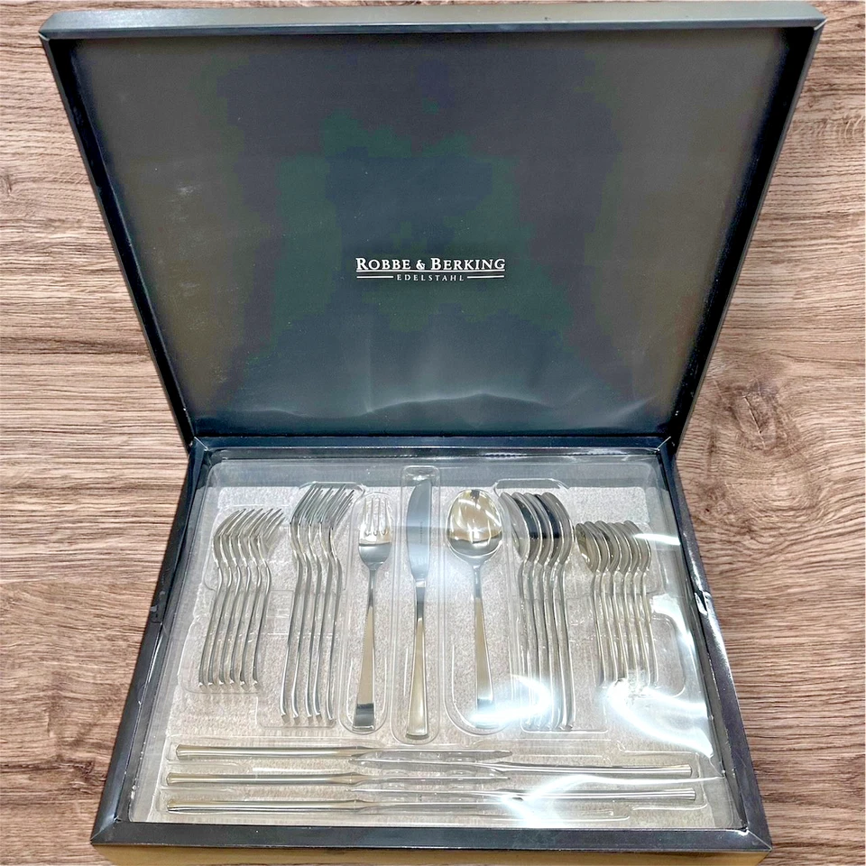 ROBBE & BERKING Menübesteck York 18/8 30tlg. Edelstahl, NEU inkl. OVP - Bild 1 von 4