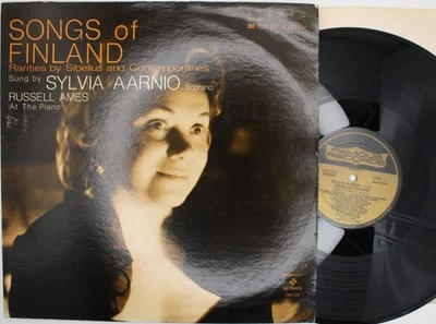 1974 Sylvia Aarnio Russell Ames Songs of Finland Sibelius Finnish Folksongs LP - Image 1 of 4