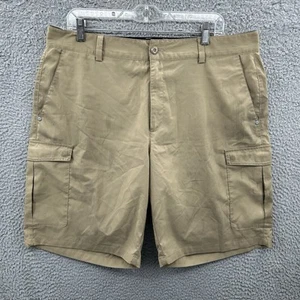 Under Armour Shorts 36 Beige Khaki Tan Cargo Lightweight Golf Chino 10 Inseam * - Picture 1 of 16