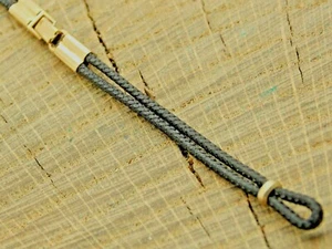 NOS Vintage JB Champion Unused Butterfly Clsp Rolled Gold Plate Nylon Watch Band - Picture 1 of 4