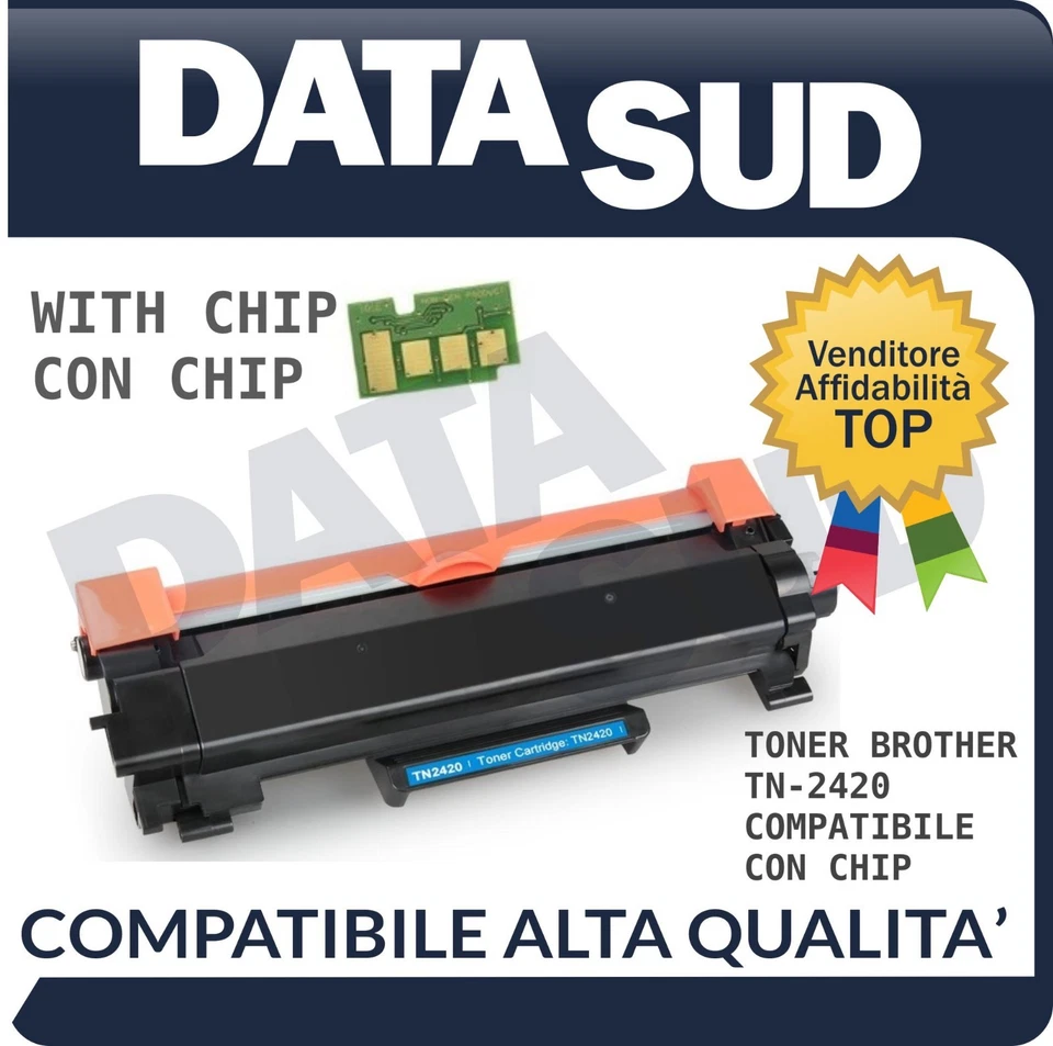 TONER COMPATIBILE PER BROTHER TN-2420 (3000)DCP L2530DW, MFC-L2710DN/W-CON CHIP - Immagine 1 di 1