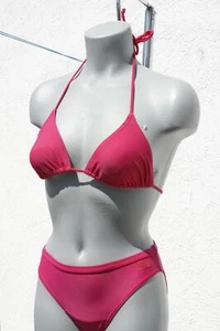 360101 Saison 2021/22 Desiree Neckholder Triangel Bikini + Slip PINK in 36 CUP B - Bild 1 von 12
