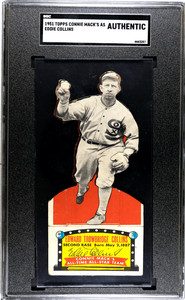 1951 Topps Eddie Collins Connie Mack's All Stars SGC A