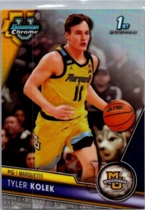 2023-24 Bowman University Chrome #50 Tyler Kolek Refractor - Picture 1 of 2