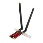 Carte WiFi PCIE 2,4 GHz 5 GHz double bande 1200 Mbit/s carte WiFi PCIE pour ordinateur de bureau
