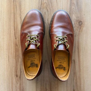 MADE IN ENGLAND Vintage Dr. Martens 1461 Bex Dark Tan Oxford Shoes (US 11/UK10) - Picture 1 of 8