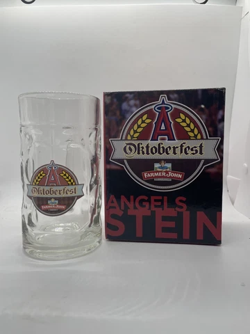 LA Angels Oktoberfest BEER Stein SGA 9/19/14 Fan Collectable Heavy Anaheim Mug Cover
