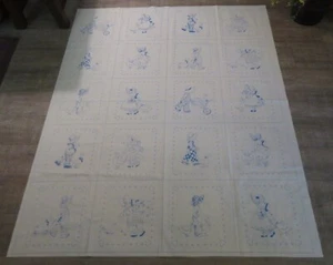 Vintage Sunbonnet Sue & Overall Sam Baumwollstoff Quilten Panel 65"x54" - Bild 1 von 9