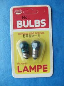 VINTAGE MODEL POWER 1447-2 BULBS GREEN 70's OR 80's GREAT SHAPE! - Picture 1 of 2