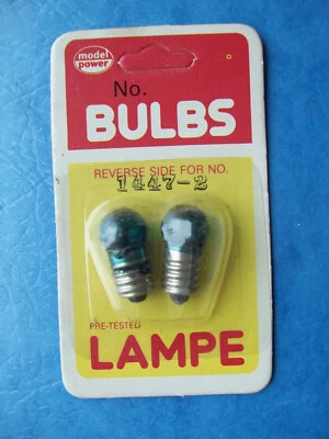 VINTAGE MODEL POWER 1447-2 BULBS GREEN 70's OR 80's GREAT SHAPE! - Image 1 of 2
