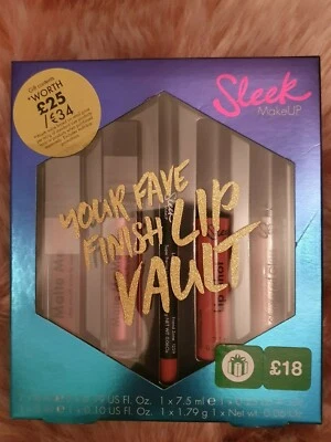 Sleek Makeup 5-piece Lipgloss Lip Cream & Lipliner Gift Set New Boxed - Image 1 of 4
