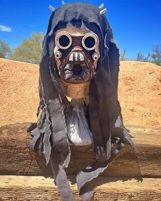 Tusken Raider The Book of Boba Fett warrior mask costume prop replica Star Wars - Image 1 of 4