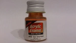 * Pactra Paint A63 Hautton Warm Acryl Emaille Wasser Spülnetz 10ml Flasche  - Bild 1 von 1