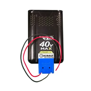 K40 Power Dock for KOBALT 40V Battery Wired 14AWG DIY USA Made PN: K40-TB - Picture 1 of 7