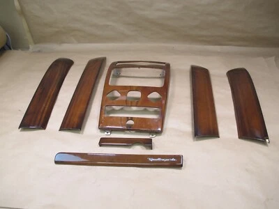 🥇03-08 MASERATI QUATTROPORTE M139 BORDE MADERA BISEL CUBIERTA PANEL CONJUNTO DE 7 OEM Foto 1 de 4