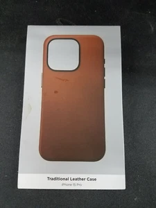 NOMAD iPhone 15 Pro Traditional Leather Case - Picture 1 of 3