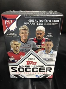 2018 Topps Major League Soccer Blaster Box. 8 Packs Per Box.~1 Guaranteed Auto - Picture 1 of 4