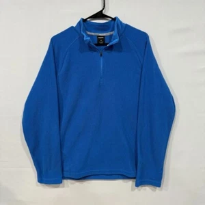 Reebok Fleecepullover Herren M blau 1/4 Zip leicht sportlich - Bild 1 von 5