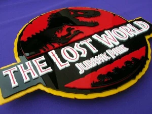 JURASSIC PARK LOST WORLD  3D ART sign new 3-D Raptor TRex T-Rex Dinosaur sm ver - Picture 1 of 12