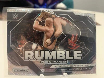 2024 WWE Panini Prizm "Stone Cold" Steve Austin Rumble Performances Disco #16 - Image 1 of 2