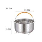 Steamer Insert Steamer Pot-Stainless Steel Basket Rice Steamer Pressure Cooker