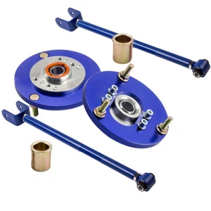 Braccetti Comando Camber Posteriori Inferiori + Coppia Piastra Camber per BMW E36 Coilover - Foto 1 di 12