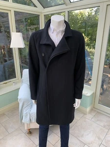 All Saints Banner Black Coat Jacket Size 2XL Mens Allsaints Wool Blend - Picture 1 of 16
