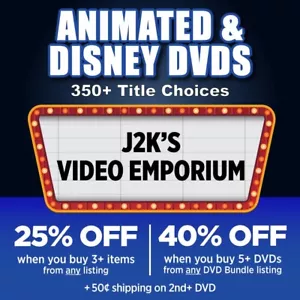 ANIMATED & DISNEY DVDS (Listing 1 of 2) **BUNDLE & SHIPPING DISCOUNTS** - Picture 1 of 163