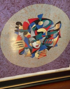 Anatole Krasnyansky ""Musikalische Sphäre"" Seriolithographie 2005 - Bild 1 von 3