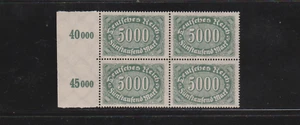 Dt.Reich Inflation 256 II deutlicher Plattenfehler postfrisch einwandfrei  - Bild 1 von 1
