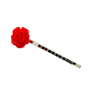 Rose Bobby Hair Pin - 16 Color Choices! - Picture 1 of 3