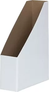 Stehsammler A4, Aus Stabilem Karton, 7Cm Breit, Weiss, 5 Stück - Bild 1 von 7
