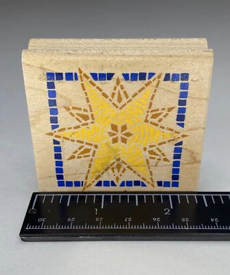 Sello de goma Star Mosaic de Rubber Stampede A1044E Foto 1 de 4