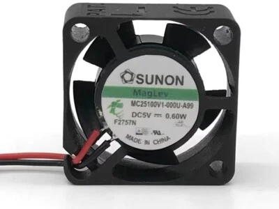 NEW SUNON MC25100V1-000U-A99 DC5V 0.6W 2510 2.5CM Fan - Image 1 of 3