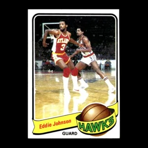 Eddie Johnson 1979-80 Topps Atlanta Hawks #24 Vintage 2 - Picture 1 of 2