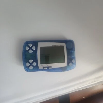 Consola BANDAI Wonder Swan "M-Blue" PROBADA Viene con Juego y Estuche Paquete Lote Foto 1 de 4