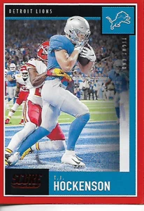Score 2020 T.J. Hockenson Carta Parallela Rossa - Foto 1 di 1
