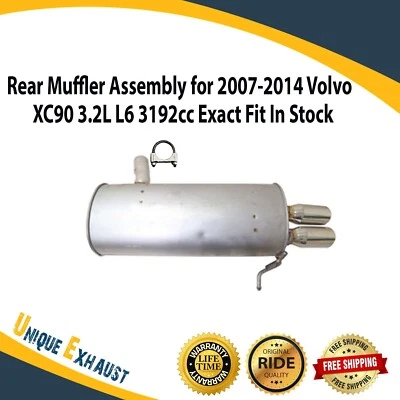 Rear Muffler Assembly for 2007-2014 Volvo XC90 3.2L L6 3192cc Exact Fit In Stock - Image 1 of 4