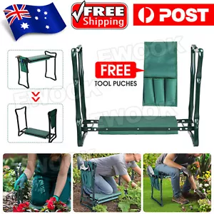 3-In-1 Garden Kneeler Foldable Kneeling Pad Seat Stool Gardening Work Tool Bench - Picture 1 of 10
