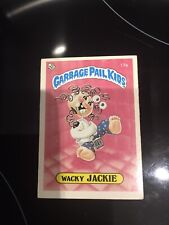 Garbage Pail Kids Series 1 uk 1986 - Wacky Jackie 17a (Excellent condition)