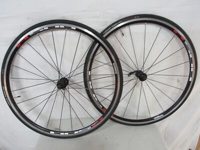 Shimano R500 WH-R501 10 Spd Alloy Clincher Road Bike Wheelset W/Tires - Image 1 of 4