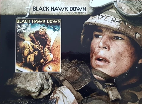 JOSH HARTNETT Signed 16x12 Photo Display BLACK HAWK DOWN COA Cover