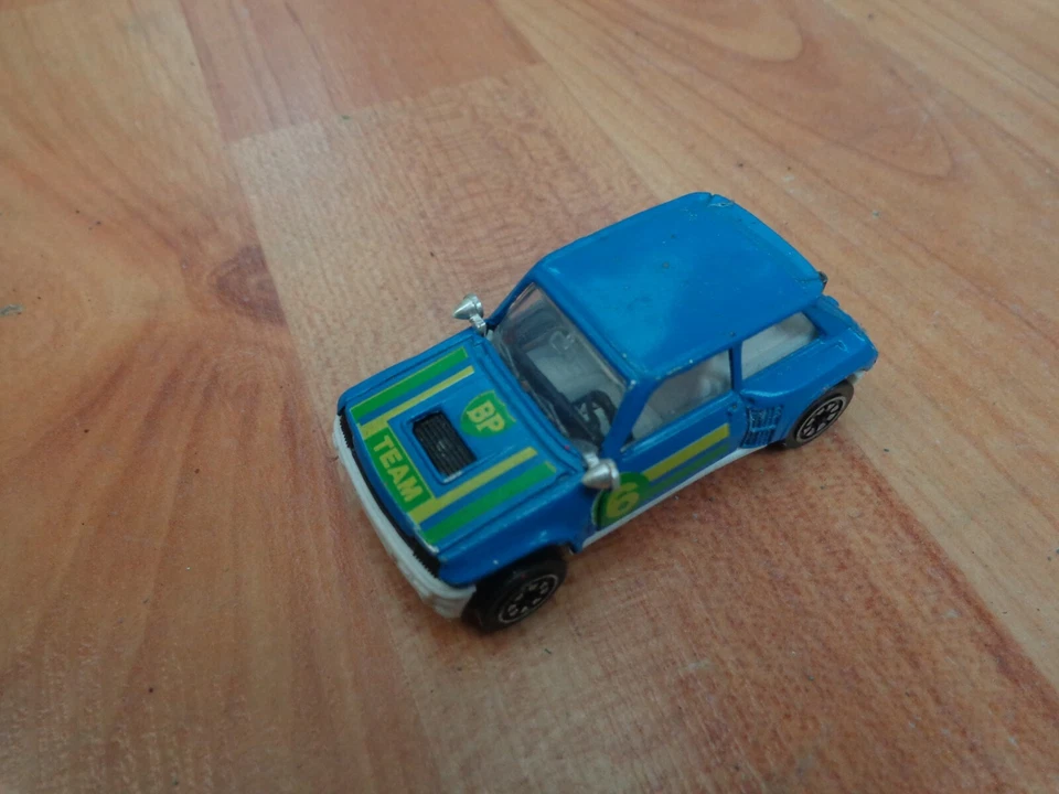 Vintage 1988 Corgi Juniors 1/64 - Renault 5 Turbo Bp Rally Pressofuso Auto - Immagine 1 di 2