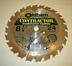 Oldham Combination Carbide 8-1/4" 24-Tooth Blade - Picture 1 of 4
