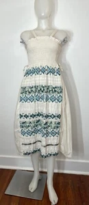 Mexikanisches Sommerkleid XXS Baumwolle Manta Stoff - Bild 1 von 6