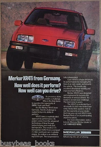 1987 MERKUR XR4Ti advertisement, Mercury Merkur XR4Ti, Ford Lincoln import - Bild 1 von 2